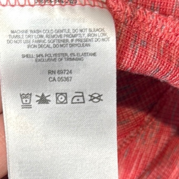 Pink Zippered Long Sleeve heathered pink Columbia Size XL ruched details - Picture 8 of 12